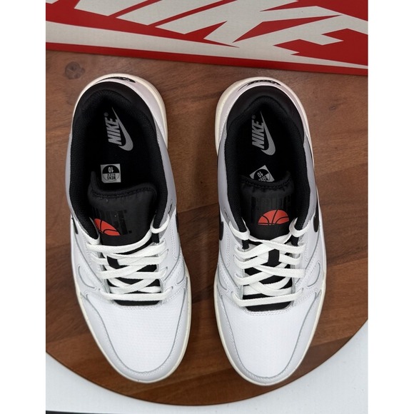 NIKE Full‎ Force Lo Shoes Sneakers White/Black/Pewter Sail FB1362-101 Men\'s 10 main image 6